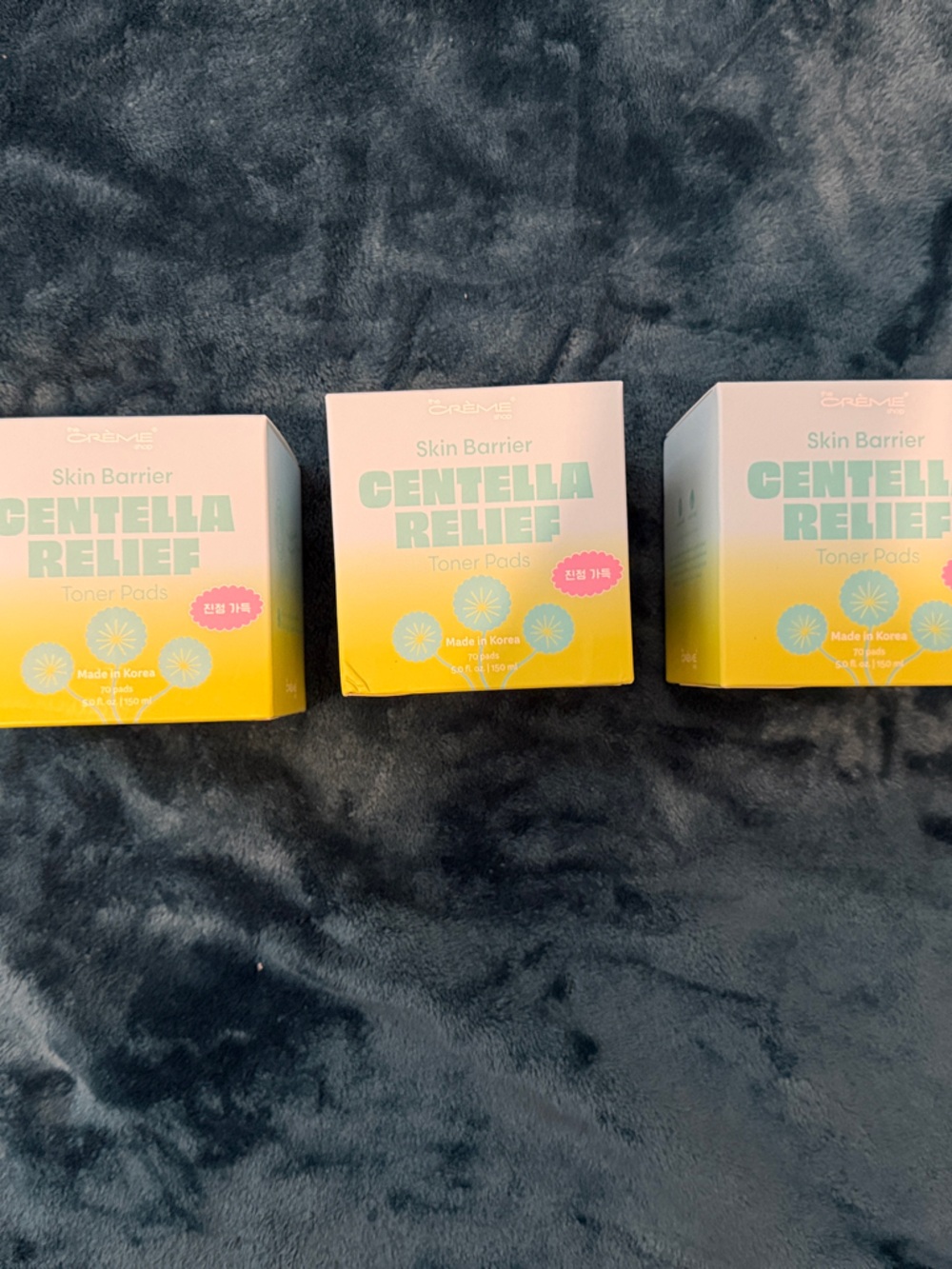 Centella Relief Skin Barrier Toner Pads - Yellow/White